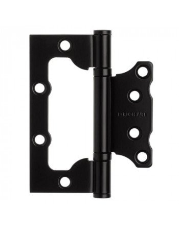 Петля накладна метелик Rich-Art 100 мм 2 ВВ (100х75х2,5) Black чорний