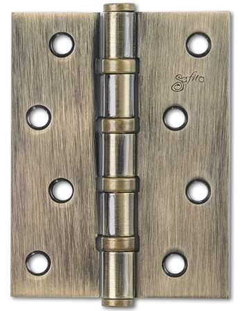 Петля универсальная Safita 100х75х2,5 mm 4 BB AB антична бронза