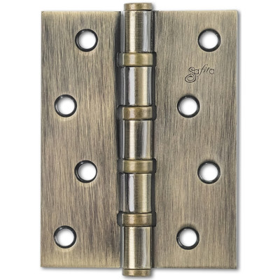 Петля універсальна Safita 100х75х2, 5 mm 4 BB AB антична бронза