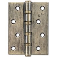 Петля універсальна Safita 100х75х2, 5 mm 4 BB AB антична бронза