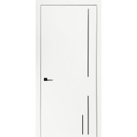 Двери межкомнатные Trioni alum black RAL 9003 белая эмаль TM STATUS DOORS
