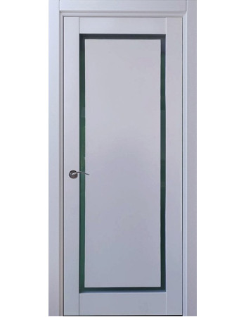 Двері PGN Panel Glass STDM білий мат скло сатин