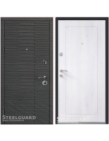 Двери Steelguard серия АLTA Vesta Венге серый горизонт/сосна прованс