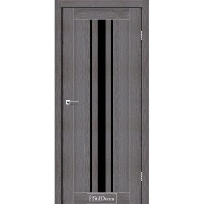Міжкімнатні двері StilDoors колекція Stil модель Arizona дрім вуд з червоним склом