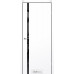 Двери StilDoors коллекция Loft Glass Белый Мат Премиум молдинг черное стекло