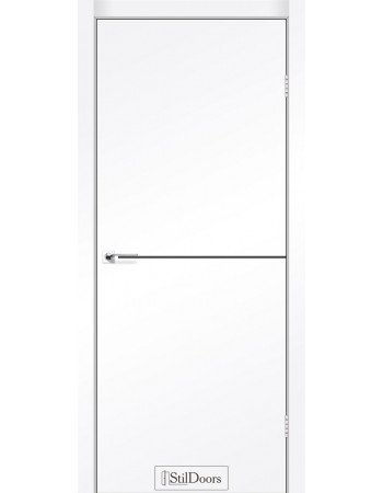 Двери StilDoors коллекция Loft Aluminium Белый Мат Премиум (Полипропилен) Германия + молдинг