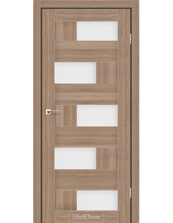 Межкомнатные двери StilDoors коллекция Stil модель Nepal ольха классическая стекло сатин