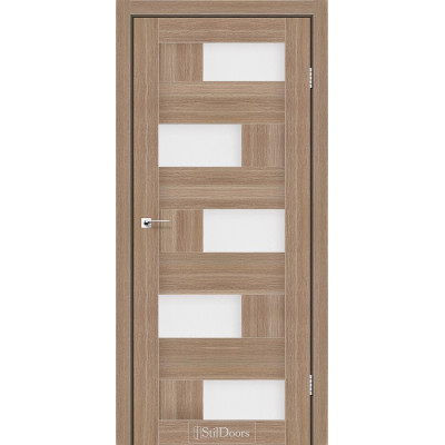Межкомнатные двери StilDoors коллекция Stil модель Nepal ольха классическая стекло сатин