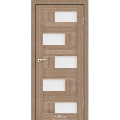 Межкомнатные двери StilDoors коллекция Stil модель Nepal ольха классическая стекло сатин