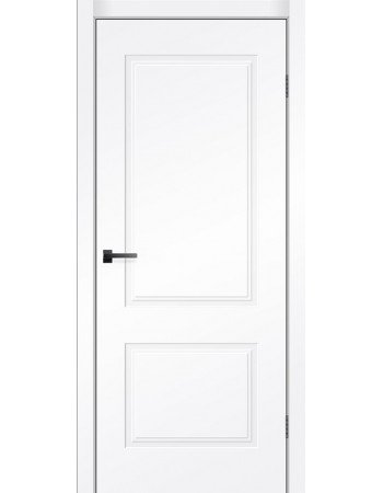 Двері StilDoors колекція PRESTO модель GRAZIA Біла емаль (трьохконтурне фрезерування) глухі