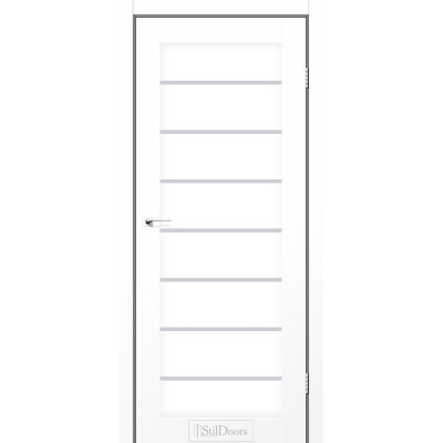 Межкомнатные двери StilDoors коллекция Stil модель Tanzania Белый Мат Сатин белый, или Черное стекло