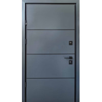 Двері Страж Proof Party D антрацит / чорний молдинг