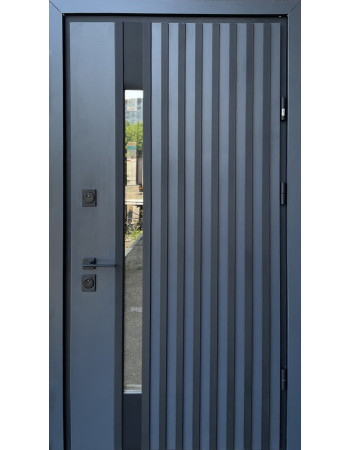 Вхідні двері Страж Proof Rio-S Loft колір Антрацит/vin.Білий атлас