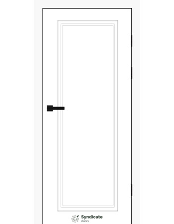 Міжкімнатні двері Syndicate Doors SD-PVC-472 Білий оксамит (глухі)