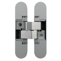 Петля прихована Anselmi AN 140 3D хромова матова 180 ° вага дверей 40 кг 110x24 мм