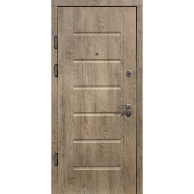 Входные двери Termoplast 22-48 CLASSIC венге темный/белый супермат