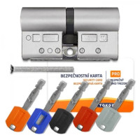 Циліндр Tokoz PRO 300 ключ-ключ, 70 мм (30х40), матовий хром